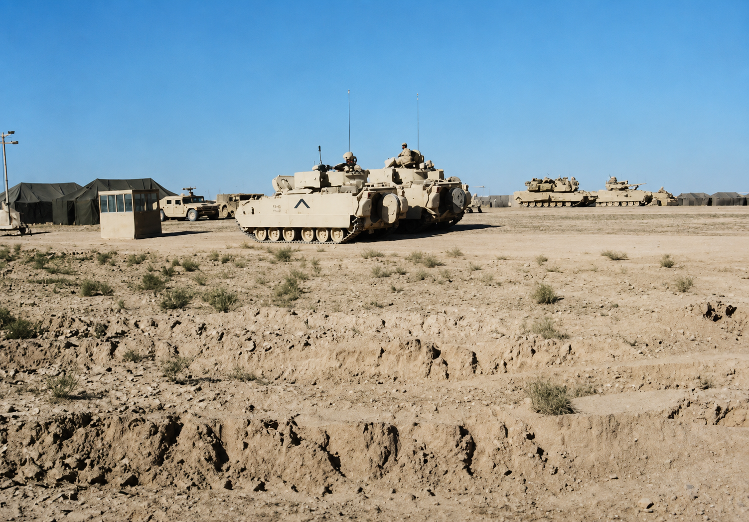 Bradley Fighting Vehicles of 2nd Battalion, 16th Infantry, 1st